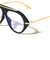 Top Bar Accent Solid Frame Aviators Blue Light Blocking Wholesale Eyewear