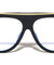 Top Bar Accent Solid Frame Aviators Blue Light Blocking Wholesale Eyewear