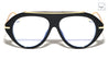 Top Bar Accent Solid Frame Aviators Blue Light Blocking Wholesale Eyewear
