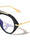 Top Bar Accent Solid Frame Aviators Blue Light Blocking Wholesale Eyewear
