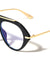Top Bar Accent Solid Frame Aviators Blue Light Blocking Wholesale Eyewear