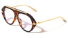 Top Bar Accent Solid Frame Aviators Blue Light Blocking Wholesale Eyewear