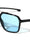 Top Bar Accent Sports Square Aviators Wholesale Sunglasses