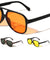 Color Lens Retro Tear Shape Aviators Wholesale Sunglasses