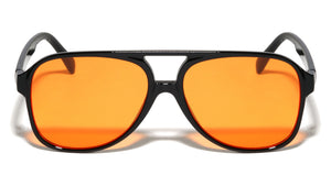 Color Lens Retro Tear Shape Aviators Wholesale Sunglasses