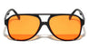 Color Lens Retro Tear Shape Aviators Wholesale Sunglasses