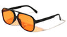 Color Lens Retro Tear Shape Aviators Wholesale Sunglasses