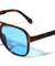 Color Lens Retro Tear Shape Aviators Wholesale Sunglasses