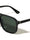 Hinge Accent Color Lens Modern Squared Aviators Wholesale Sunglasses