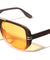 Two Bar Side Accent Solid Frame Geometric Aviators Wholesale Sunglasses