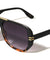Two Bar Side Accent Solid Frame Geometric Aviators Wholesale Sunglasses