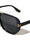 Two Bar Side Accent Solid Frame Geometric Aviators Wholesale Sunglasses