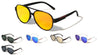 Frame Texture Temple Bar Accent Aviators Wholesale Sunglasses