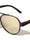 Frame Texture Temple Bar Accent Aviators Wholesale Sunglasses