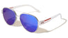 Frame Texture Temple Bar Accent Aviators Wholesale Sunglasses