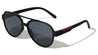 Frame Texture Temple Bar Accent Aviators Wholesale Sunglasses