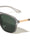 Inside Hinge Texture Modern Squared Aviators Wholesale Sunglasses