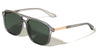 Inside Hinge Texture Modern Squared Aviators Wholesale Sunglasses