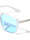 Inside Hinge Texture Modern Squared Aviators Wholesale Sunglasses