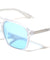 Inside Hinge Texture Modern Squared Aviators Wholesale Sunglasses