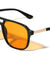 Inside Hinge Texture Modern Squared Aviators Wholesale Sunglasses