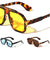 Frontal Up Arrow Stud Modern Geometric Aviators Wholesale Sunglasses