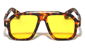 Frontal Up Arrow Stud Modern Geometric Aviators Wholesale Sunglasses