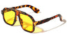 Frontal Up Arrow Stud Modern Geometric Aviators Wholesale Sunglasses