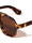 Frontal Up Arrow Stud Modern Geometric Aviators Wholesale Sunglasses