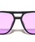 Color Lens Two Dot Stud Accent Squared Aviators Wholesale Sunglasses