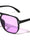Color Lens Two Dot Stud Accent Squared Aviators Wholesale Sunglasses