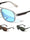 Flat Temple Raised Nose Modern Squared Aviators Wholesale Sunglasses