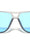 Flat Temple Raised Nose Modern Squared Aviators Wholesale Sunglasses