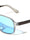 Flat Temple Raised Nose Modern Squared Aviators Wholesale Sunglasses