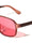 Flat Temple Raised Nose Modern Squared Aviators Wholesale Sunglasses