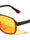 Flat Temple Raised Nose Modern Squared Aviators Wholesale Sunglasses