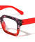 Blue Light Blocking Crystal Color Fashion Square Wholesale Eyewear
