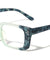 Blue Light Blocking Crystal Color Spring Hinge Rectangle Wholesale Eyewear