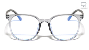Blue Light Blocking Crystal Color Slim Frame Retro Squared Wholesale Glasses