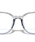 Blue Light Blocking Crystal Color Slim Frame Retro Squared Wholesale Glasses
