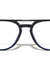 Blue Light Blocking Arrow Hinge Accent Aviators Wholesale Eyewear