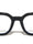 Three Dot Accent Squared Geometric Blue Light Blocking Wholesale Eyewear