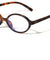 Slim Frame Retro Oval Blue Light Blocking Wholesale Eyewear