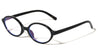 Slim Frame Retro Oval Blue Light Blocking Wholesale Eyewear