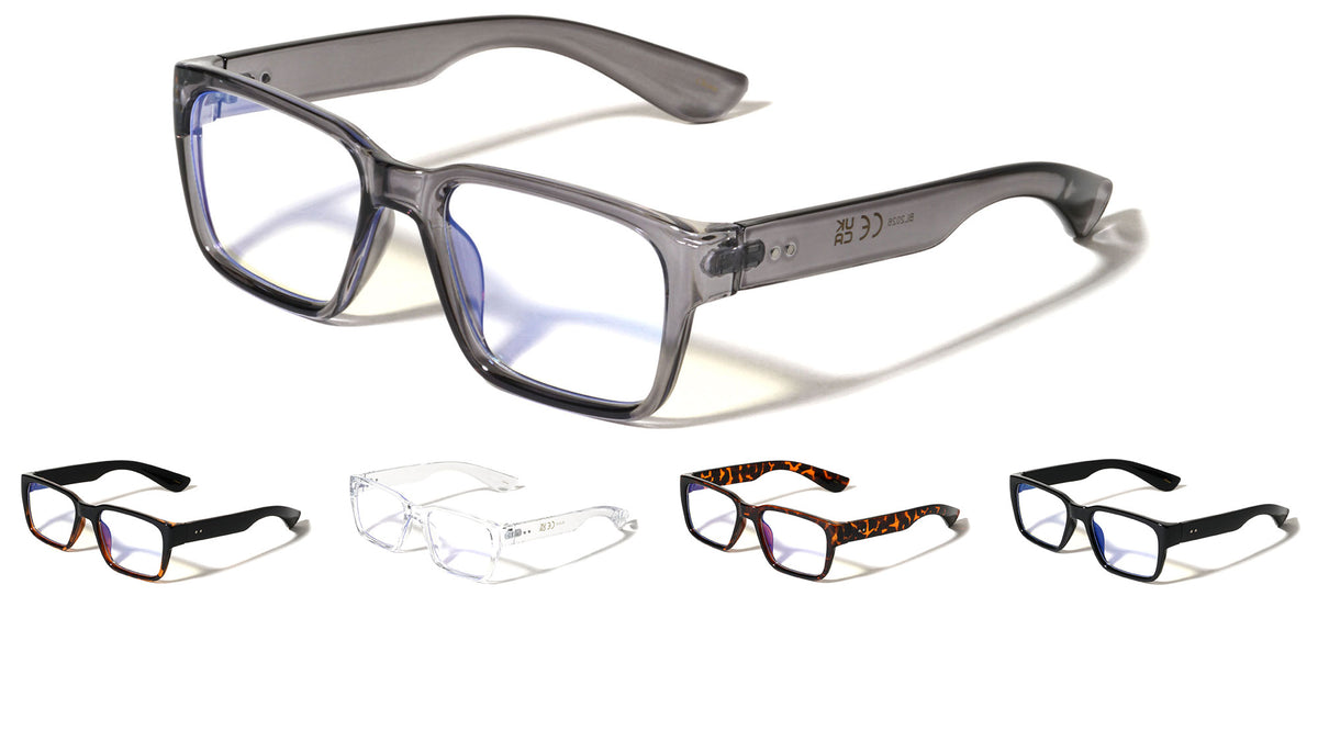 Classic Rectangle Blue Light Blocking Wholesale Eyewear