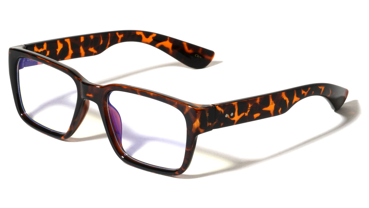 Classic Rectangle Blue Light Blocking Wholesale Eyewear