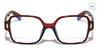 Glitter Temple Accent Fashion Butterfly Blue Light Blocking Wholesale Eyewear