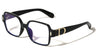 Glitter Temple Accent Fashion Butterfly Blue Light Blocking Wholesale Eyewear