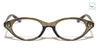 Two Bracket Temple Accent Retro Cat Eye Blue Light Blocking Wholesale Eyewear