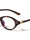 Two Bracket Temple Accent Retro Cat Eye Blue Light Blocking Wholesale Eyewear